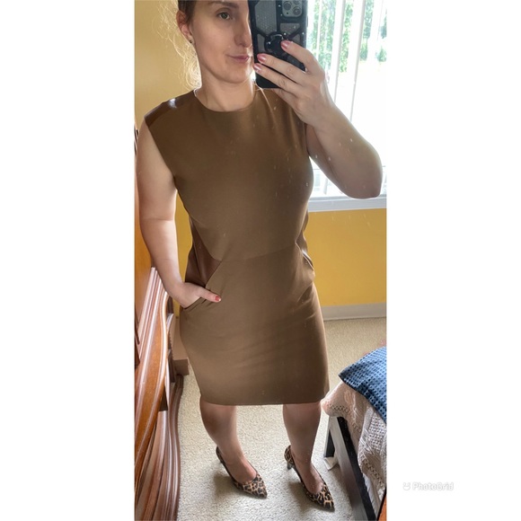 Lafayette 148 shift style dress with pockets - Picture 16 of 16